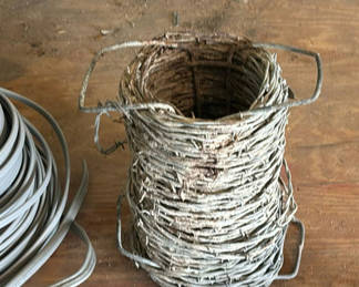 Lot 118: Spools of wire (various types)