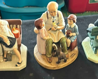 Lot 133: Norman Rockwell Figurines and Mugs Collection