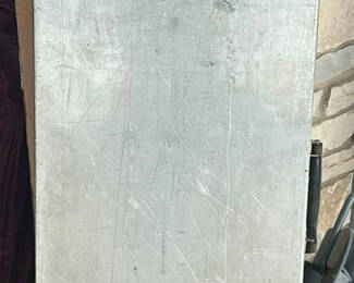 Lot 102: Aluminum long cases and panels