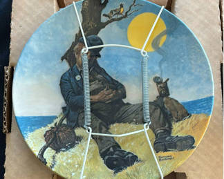 Lot 141: Norman Rockwell Limited Edition Decorative Plates