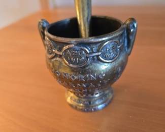 Brass mortar & pestle