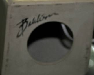 Signed Bechler Ceramic Table Lamp