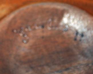 STUDIO TURNED BOWL SIGNED