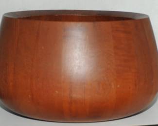 Jens Quistgaard Dansk Designs 11.5" Round Staved Teak Wood Serving Bowl