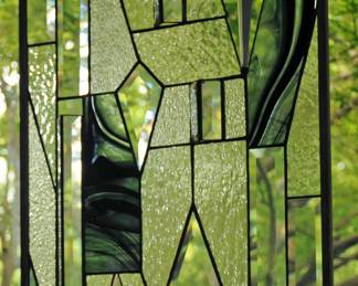 Hanging Stained Glass Window