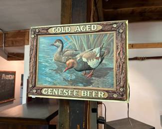 Genesee Beer - Lighted Advertising Print