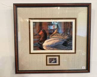 Duck's Unlimited Commemorative Framed Print