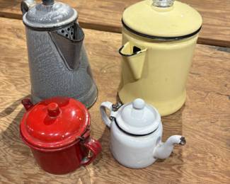 Enamel Coffee Pot