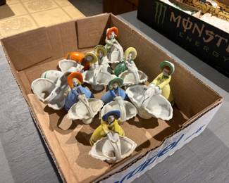 Porcelain Figurine Nut Holders