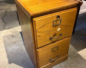 Wooden Filing Cabinet