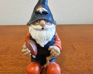 Lot #140 - Denver Broncos NFL Garden Gnome Football Fan Collectible Statue
