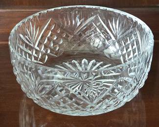 Lot #97 - Royal Brierley Premier British Cut Crystal Bowl