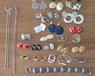 Lot #219 - Vintage Earrings and Necklace Collection