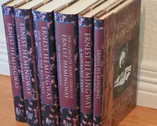 Lot #147 - Ernest Hemingway Classic Collectors Hardcover Book Set - Limited Edition 1993