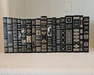 Franklin Library Classic Black Leather Bound Books Collection - Timeless Literary Masterpieces