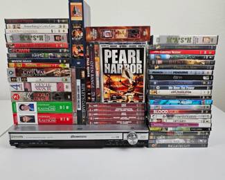 Panasonic SA-HT700 DVD Home Theater Sound System with Remote & Classic Movie and TV Show DVD Collection