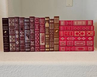 Franklin Library Classic Leather Bound Books Collection Featuring Agatha Christie, Edgar Allan Poe, Charles Dickens, Daphne du Maurier & More