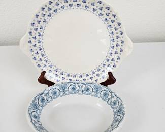 Vintage Mason's Patent Ironstone & John Maddock & Sons Vitrified English China Dinnerware Set