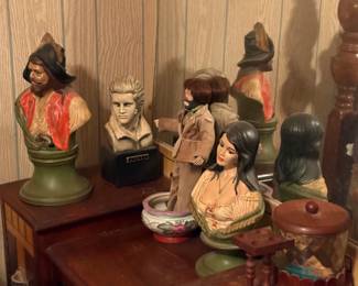 Vintage Resin Busts
