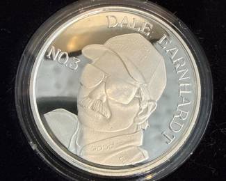Dale Earnhardt .999 1 oz silver commemorative coin