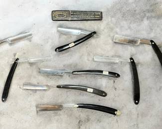 Elite Vintage Straight Razor Collection Wostenholm IXL, Winchester, US Makers