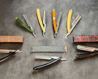 Extensive Vintage Straight Razors Ready to Start Your Collection