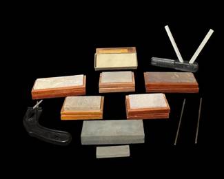 Master Sharpeners Collection Vintage Arkansas Stones Modern Systems