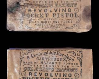 Colt Combustible Cartridges Rare Civil War
