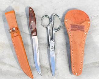 Vintage Outdoor Hunting Tool Set Case and Cutco
