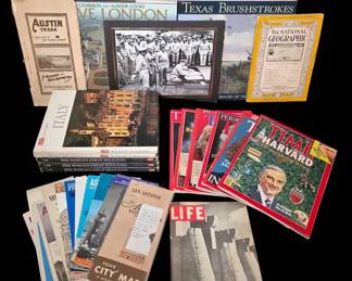 Vintage Texas Ephemera, Collectible Books Historic Magazine Lot