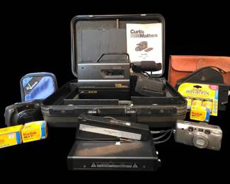 CineKodak Model E, Curtis Mathes VHS, 130 Pentax Zoom 105 Super Vintage Cameras