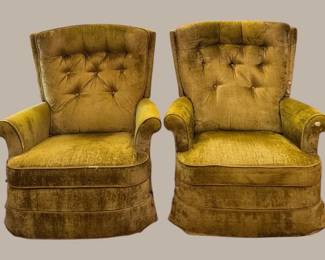 Retro Pair of Vintage MCM LaZBoy RockerRecliners... Time For a Little Refurbishing