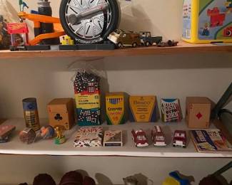 Variety of Vintage Toys