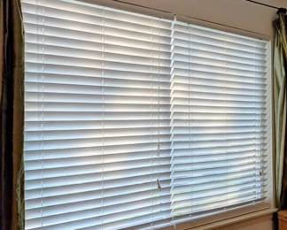 2" Plantation Style Slats, Faux Wooden Blinds - White, 2 Sizes: 27" x 72" - 9 Available, 35" x 72" - 4 Available