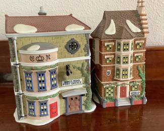 Just a sampling of Department 56 Dickens Villages