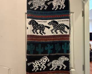 Southwestern Style Horse Tapestry