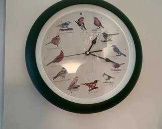 Mark Feldstein Singing Bird Wall Clock