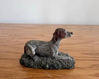 German Shorthaired Pointer Dog Figurine Sandicast