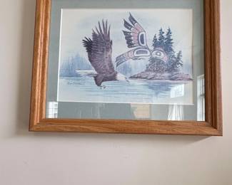 Sue Coleman Eagle and Thunderbird Print