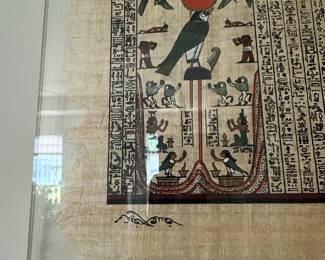 Egyptian Papyrus Painting second image
