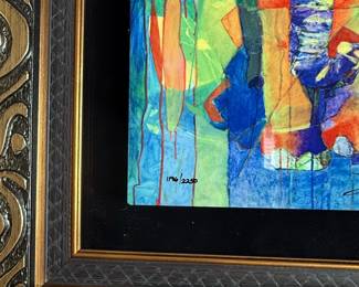 Abstract Elephant Limited Edition Print by Yuval Wolfson second image