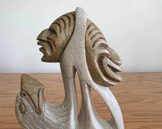 Dan Thomas Iroquois Soapstone Carving