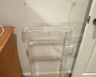 Clear Acrylic Lectern with Shelf