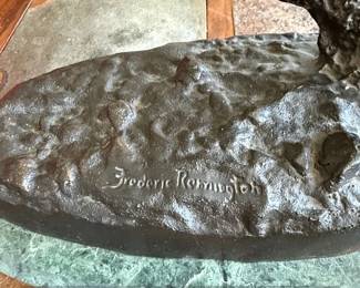 The Cheyenne Bronze Sculpture After Frederic Remington fourth image