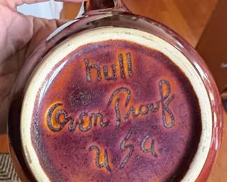 Hull OvenProof Brown Drip Glaze Crock Pot Bowls Set of second image