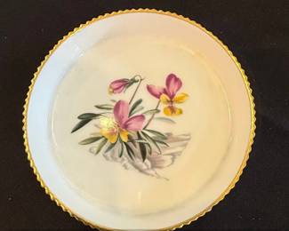 Royal Worcester Fine Bone China Trinket Dish with Floral Motif