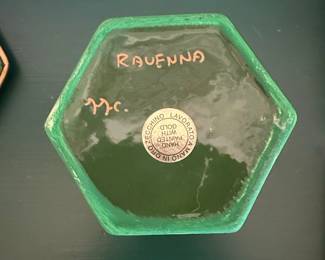 Hexagonal Mosaic Trinket Box with Doves third image