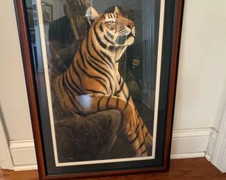 Framed Tiger Print by Richard Smith, Emerald of Bengal