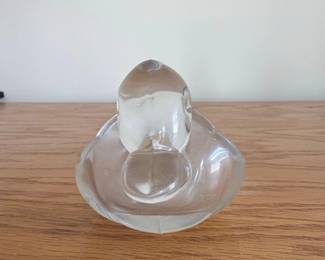 Glass Duck Ashtray or Trinket Dish second image