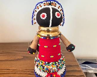 Ndebele Beaded Ceremonial Doll